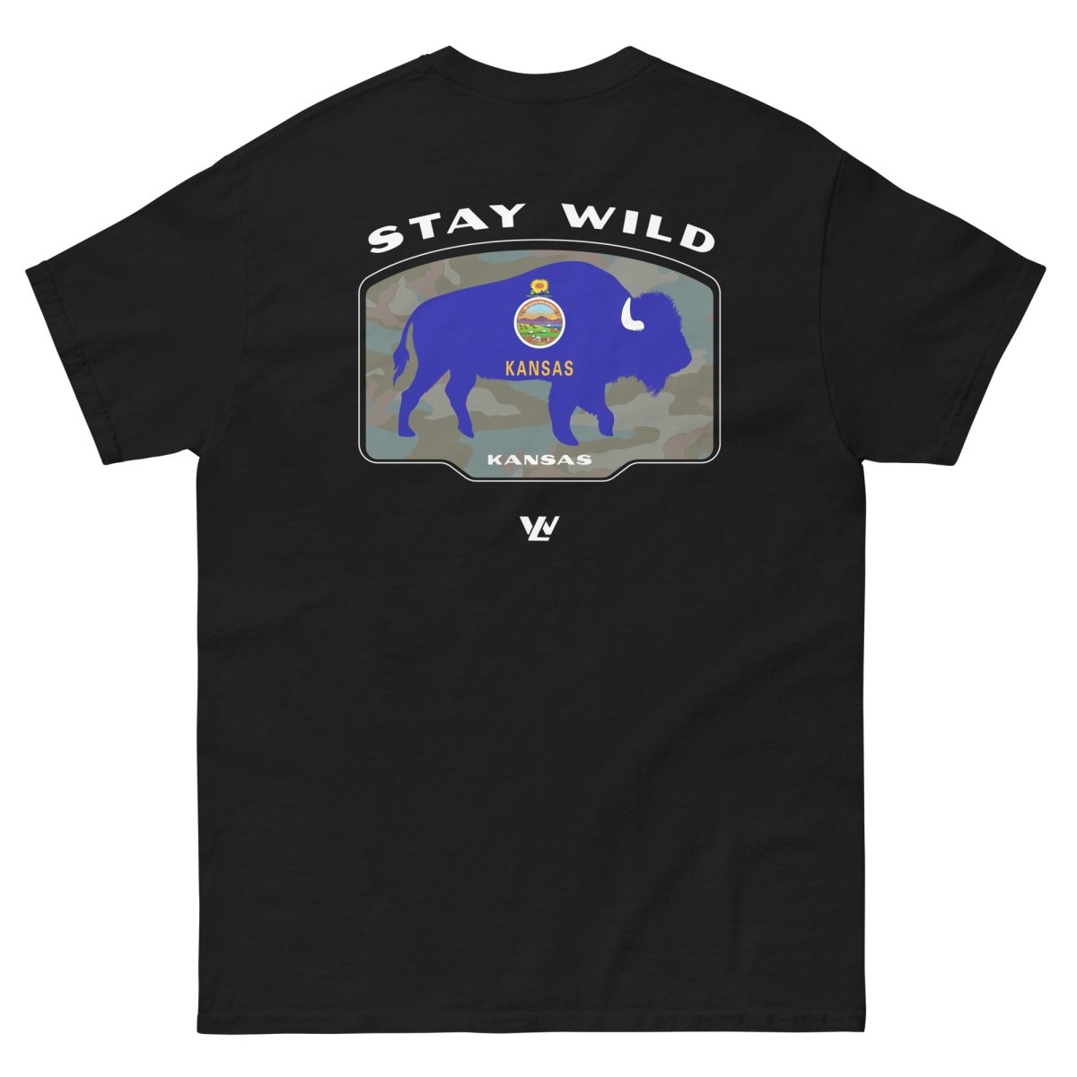 Stay Wild Kansas Bison T-Shirt - Wilding Life