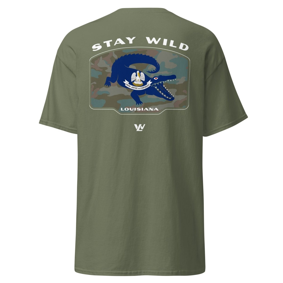 Stay Wild Louisiana Gator T-Shirt - Wilding Life