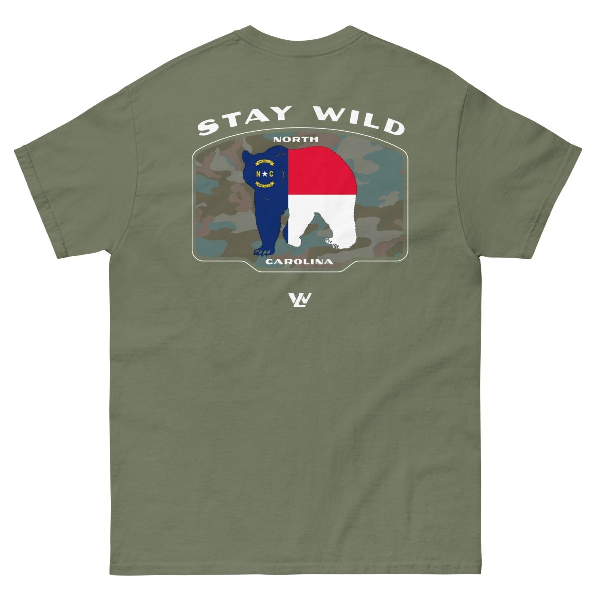 Stay Wild North Carolina Bear T-Shirt - Wilding Life