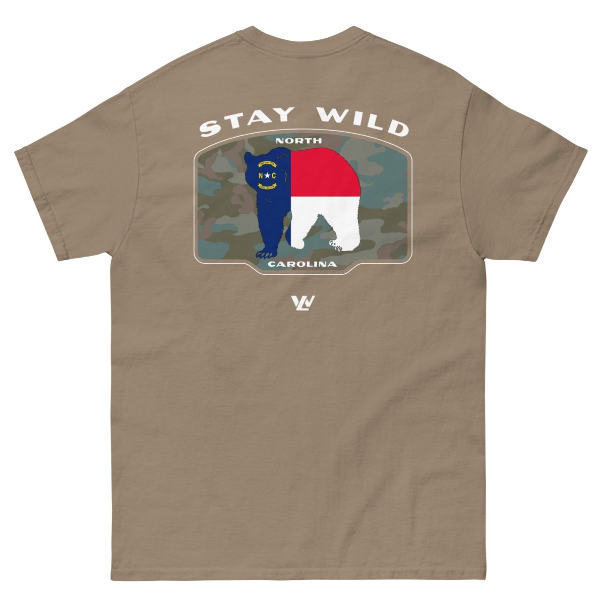 Stay Wild North Carolina Bear T-Shirt - Wilding Life