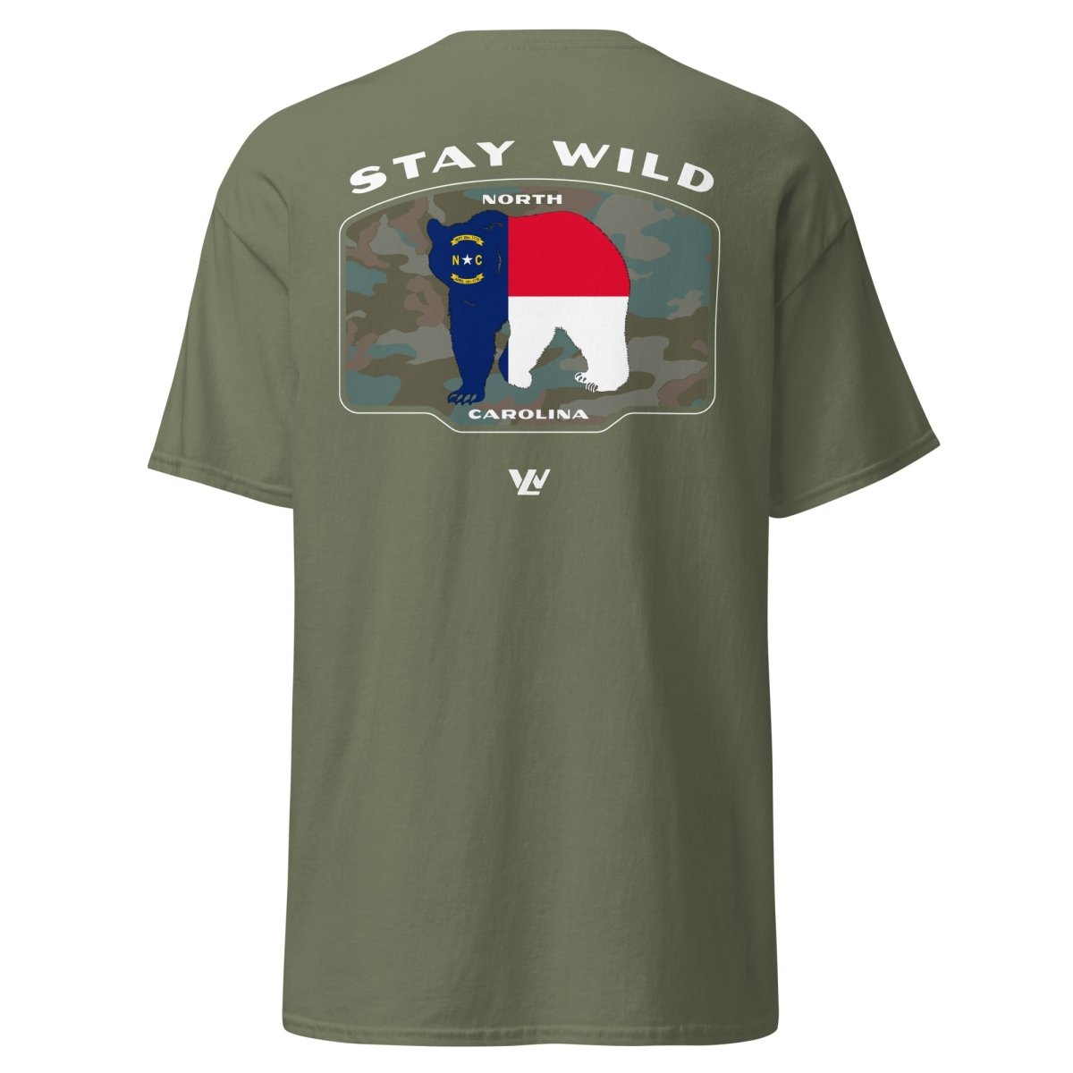 Stay Wild North Carolina Bear T-Shirt - Wilding Life