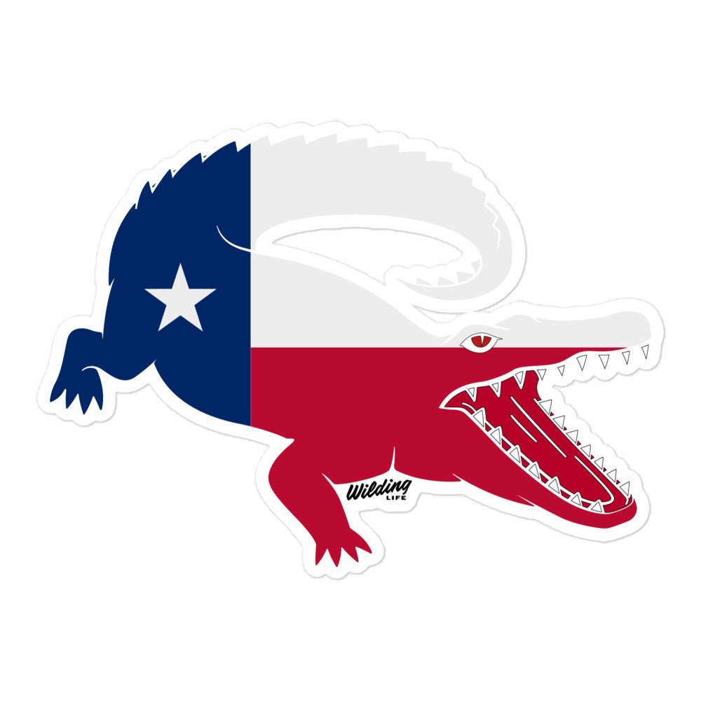 Texas Gator Decal - Wilding Life
