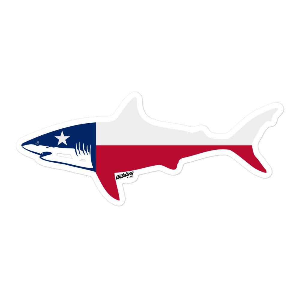 Texas Shark Decal - Wilding Life