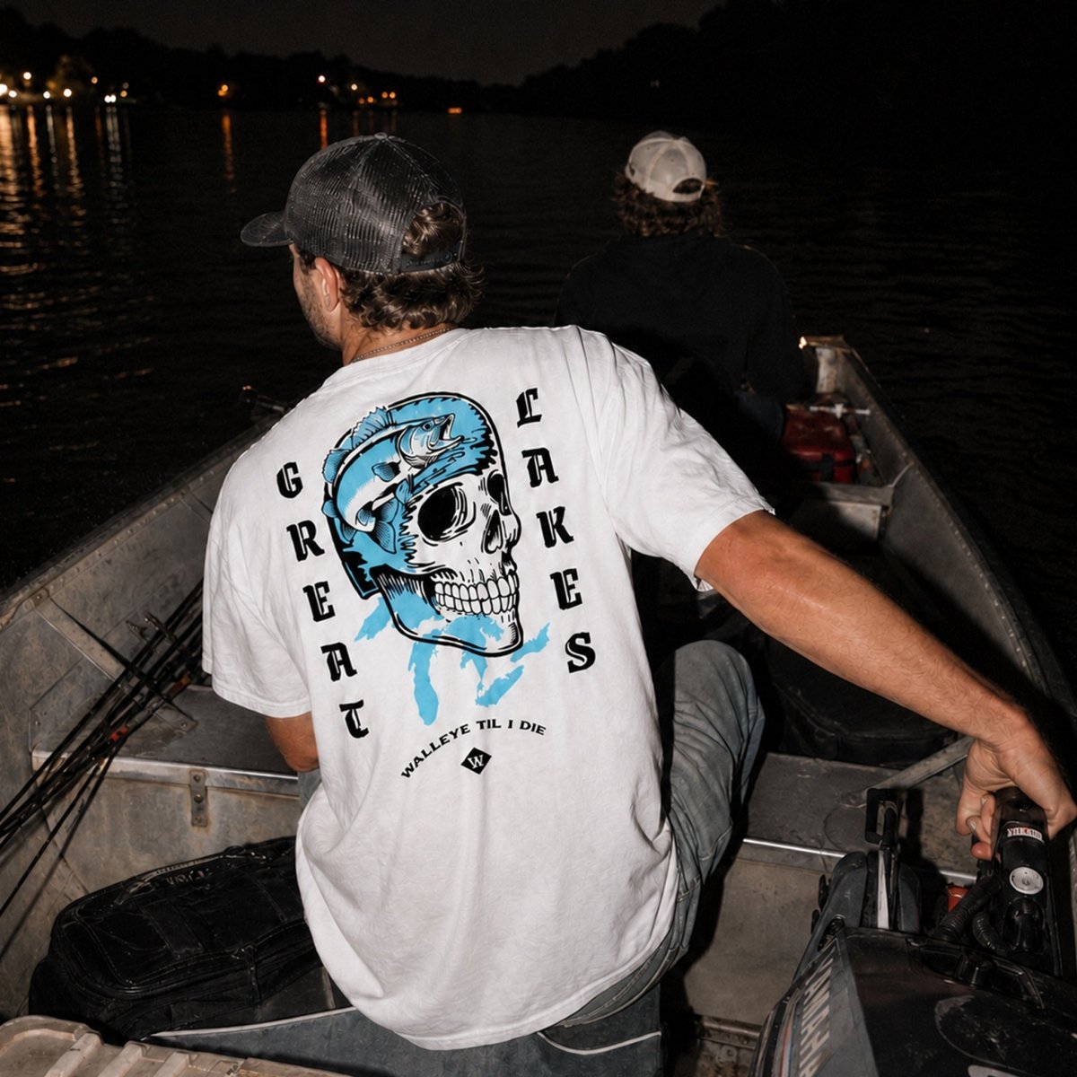 Walleye Till I Die Great Lakes Pocket Tee - Wilding Life