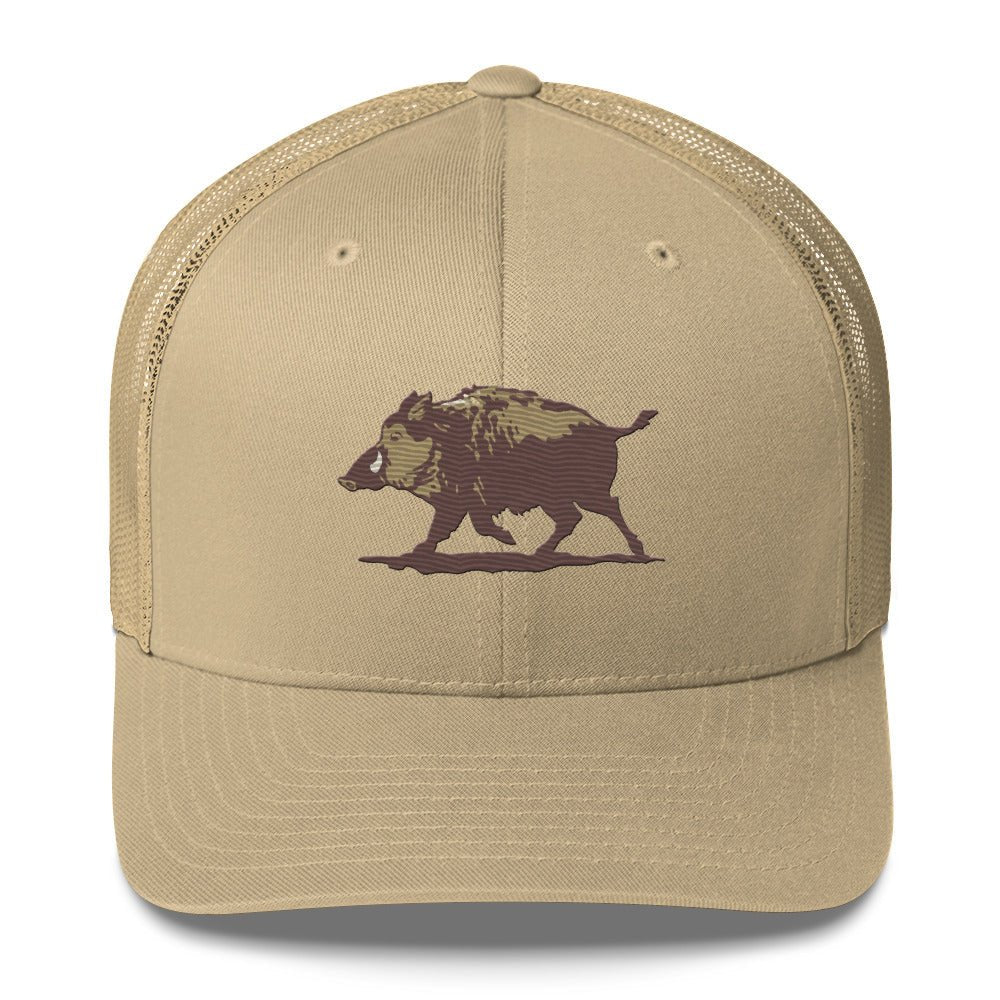 Wilding Boar Embroidered Trucker Cap - Wilding Life