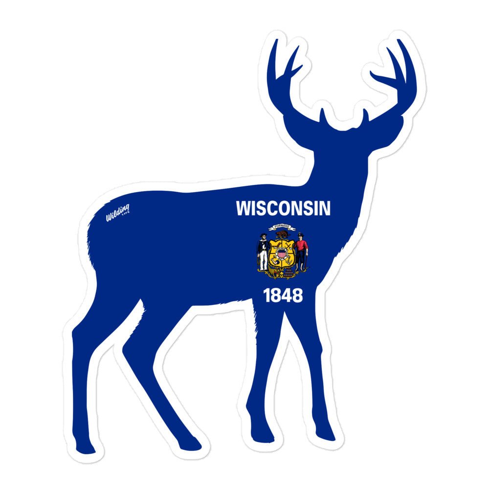 Wisconsin Deer Decal - Wilding Life