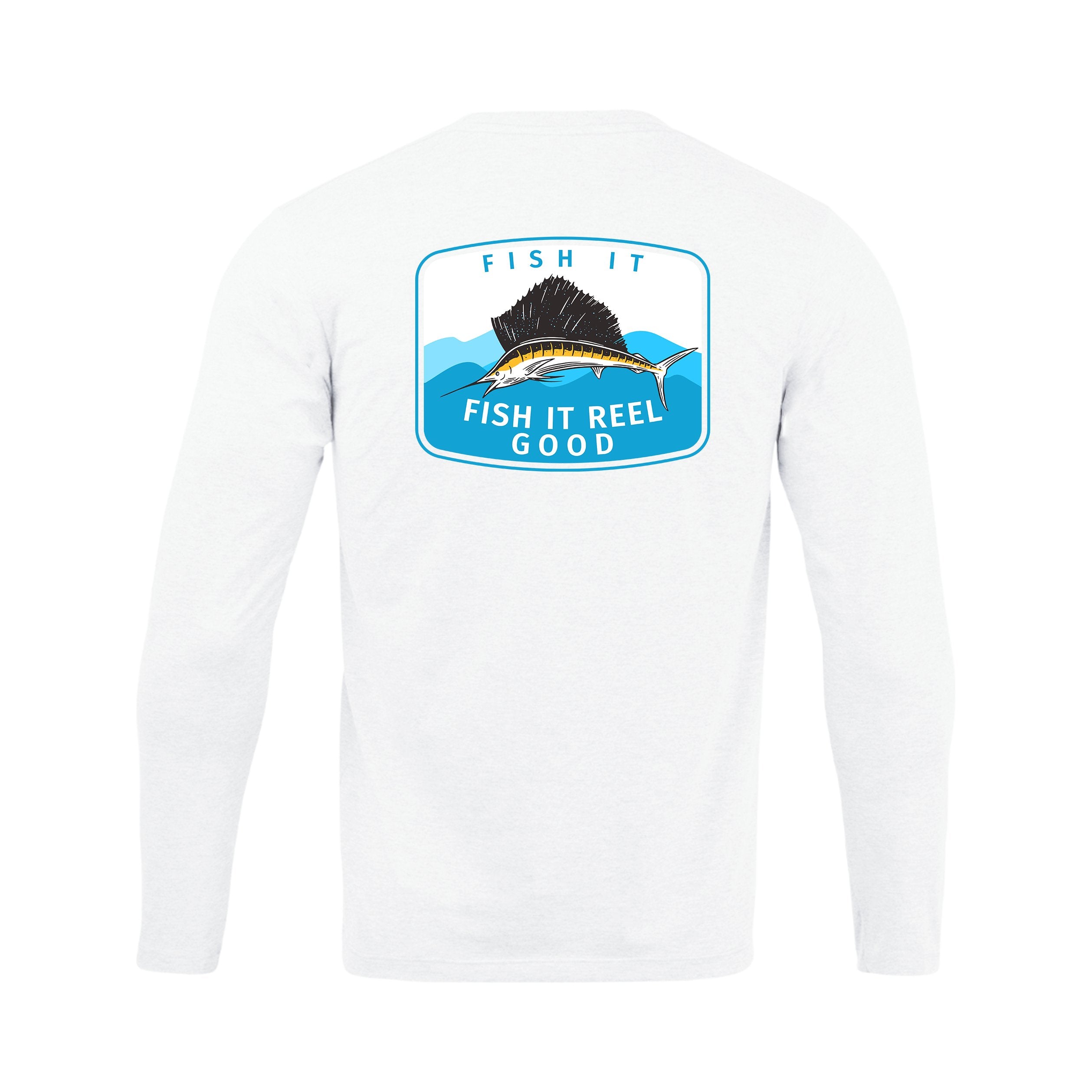 Fish It Reel Good Long Sleeve Performance Tee - Wilding Life