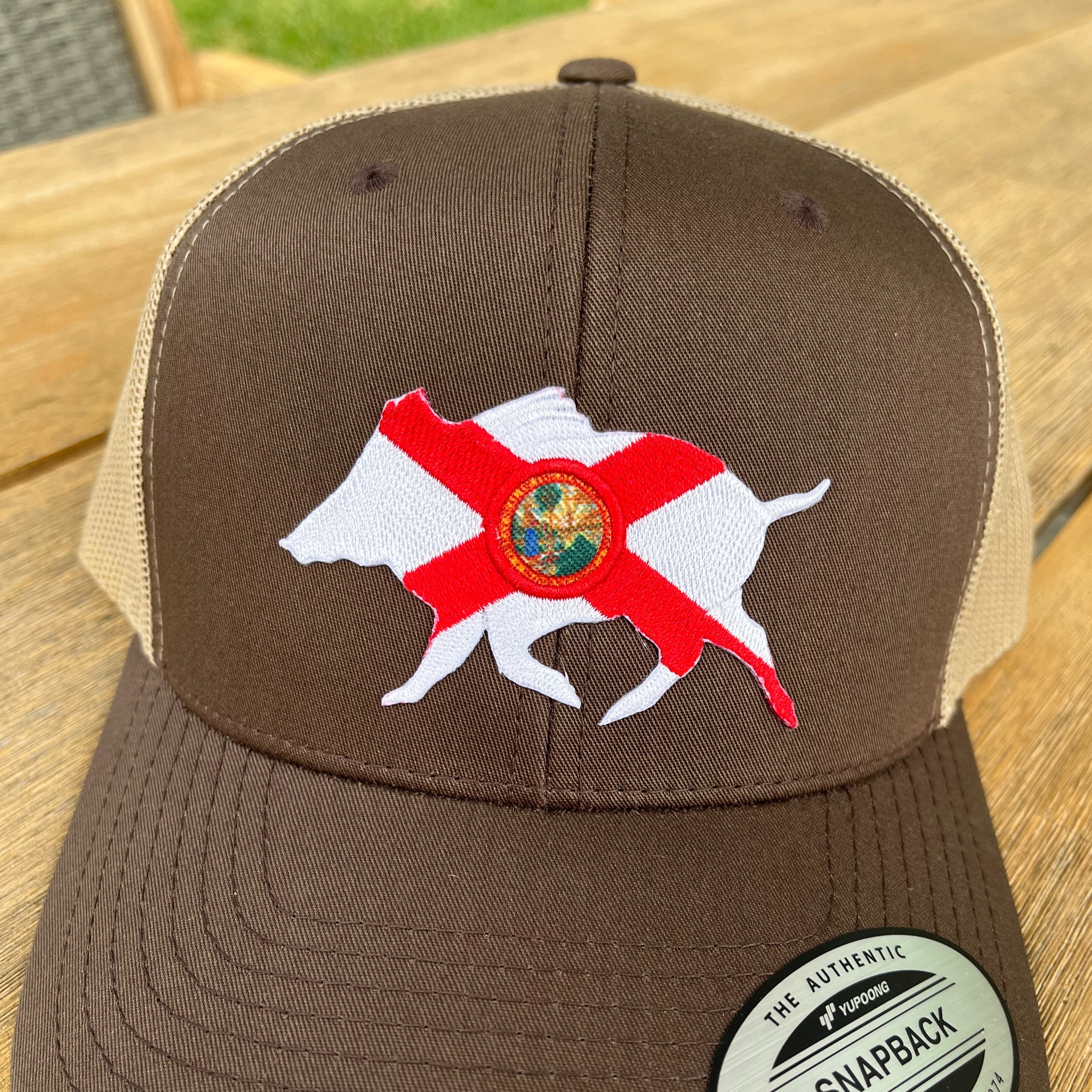Florida Boar Patch Trucker Hat - Wilding Life