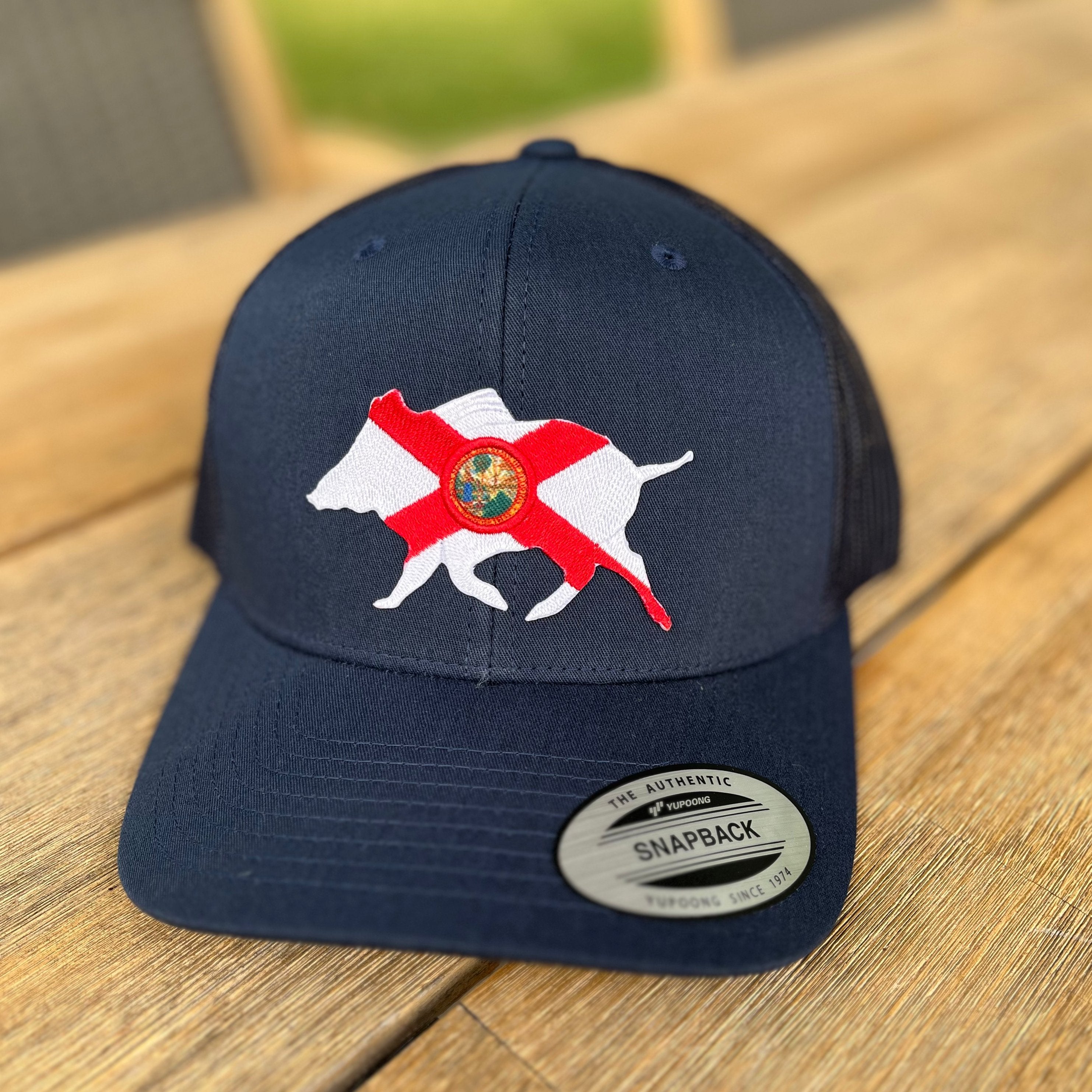 Florida Boar Patch Trucker Hat - Wilding Life