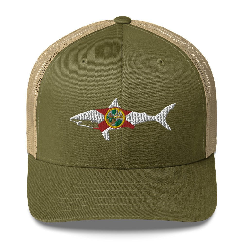 Florida Shark Trucker Hat - Wilding Life