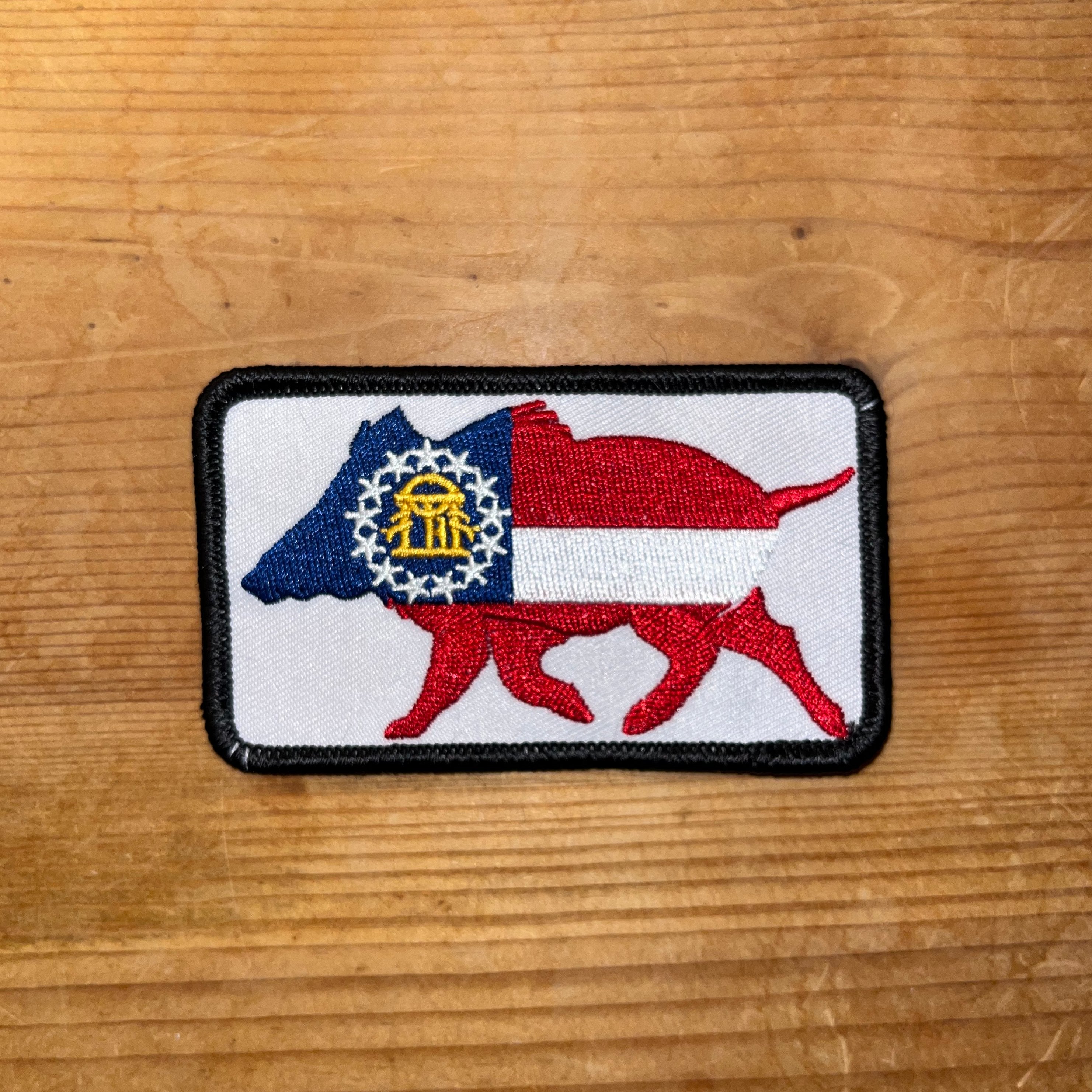 Georgia Boar Embroidered Patch - Wilding Life