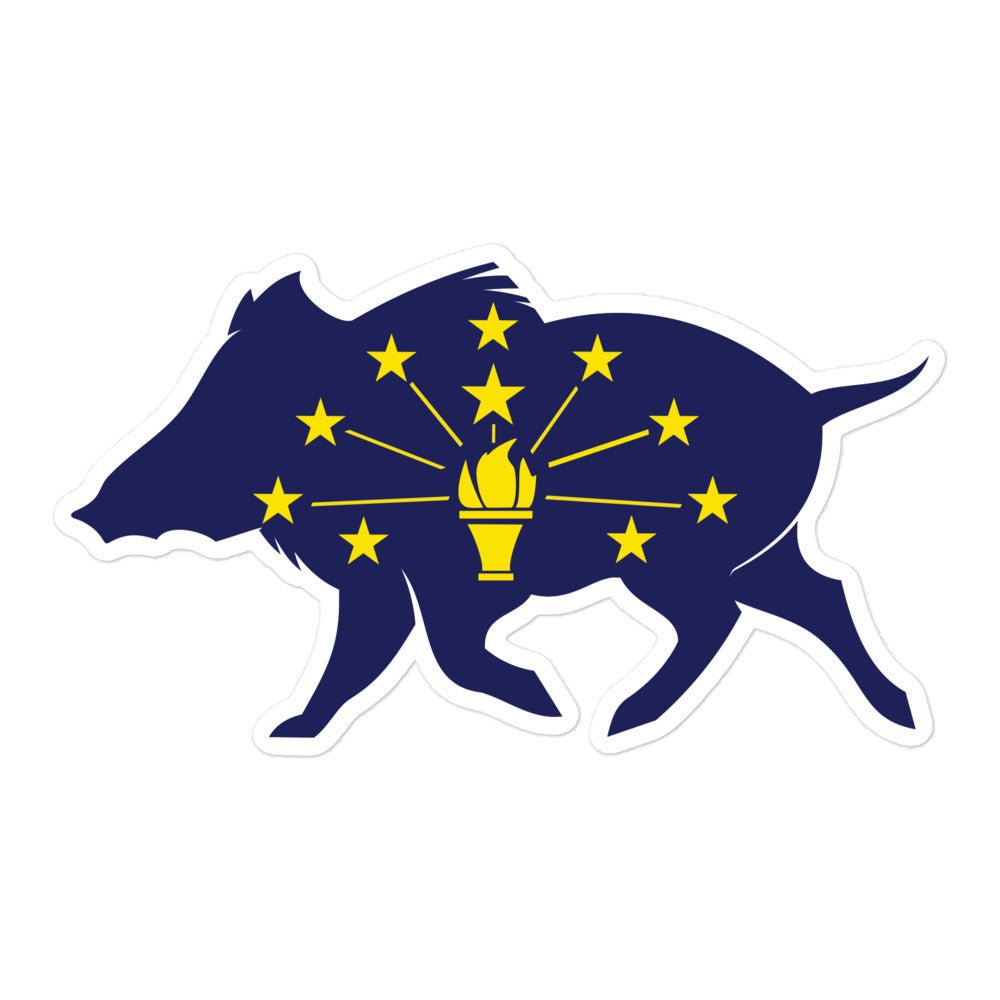 Indiana Boar Decal - Wilding Life
