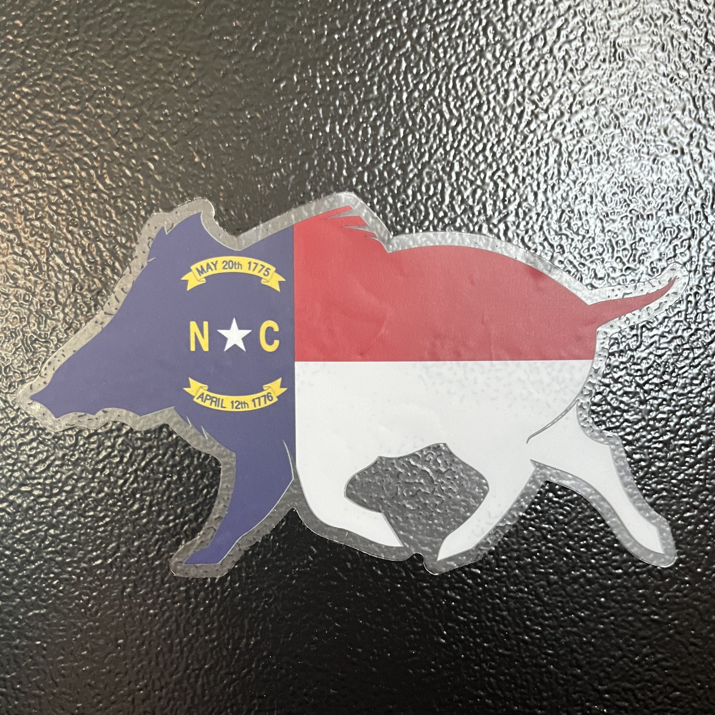 North Carolina Boar Clear Cut Decal - Wilding Life
