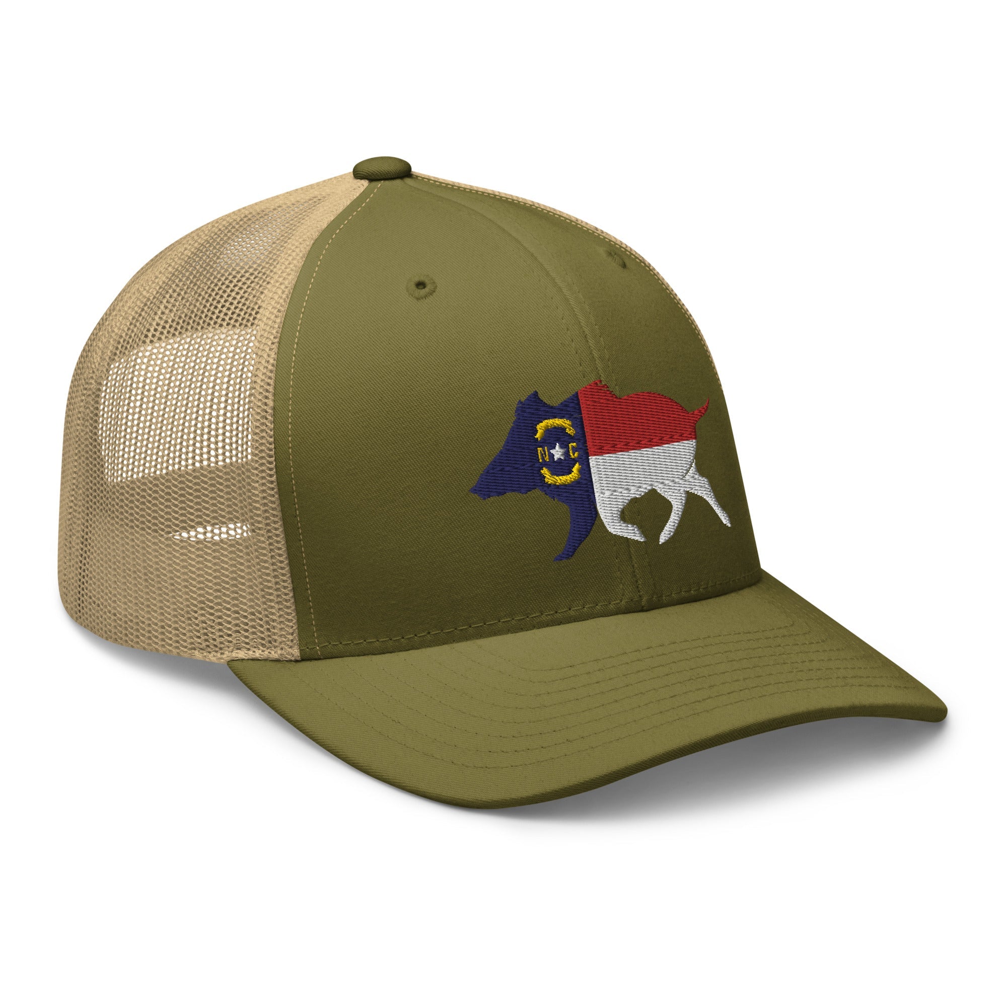 North Carolina Boar Trucker Cap - Wilding Life