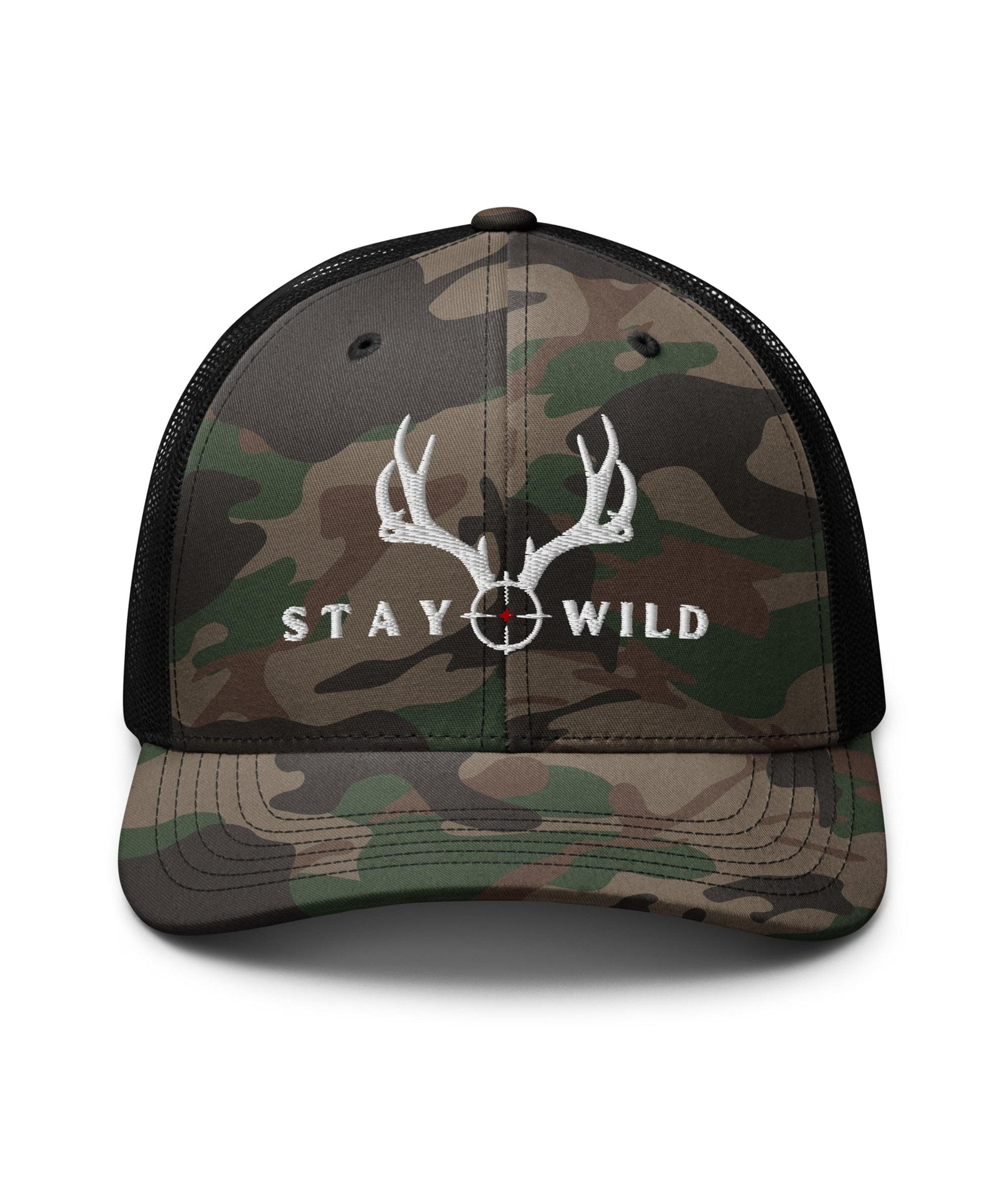 Stay Wild Camo Trucker Hat