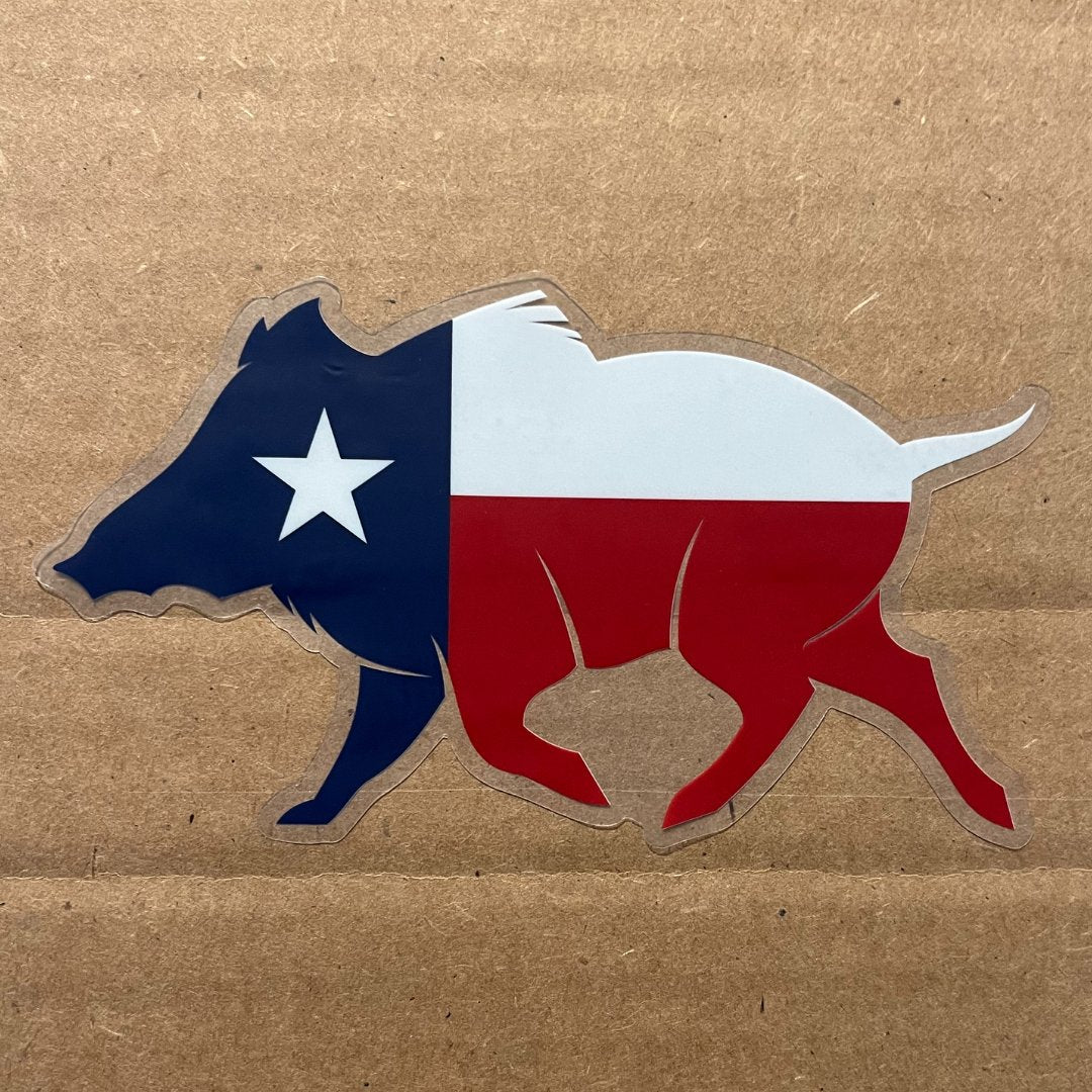Texas Boar Die Cut Decal - Wilding Life