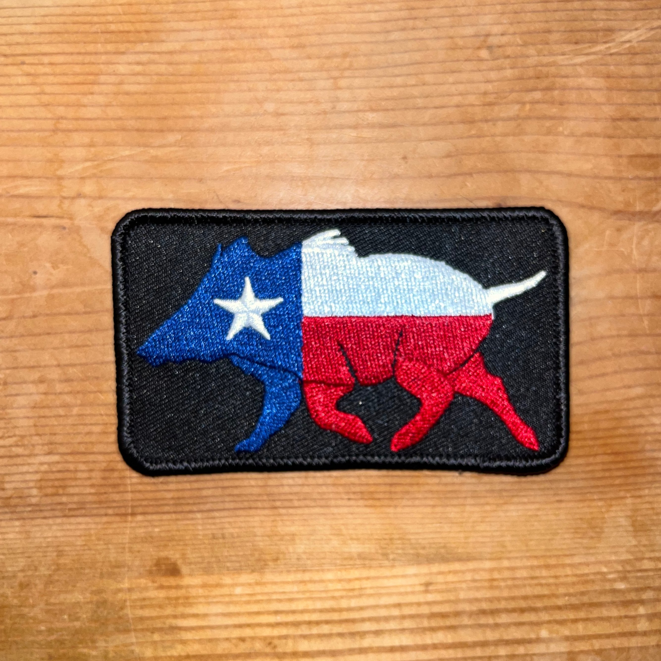 Texas Boar Embroidered Patch - Wilding Life